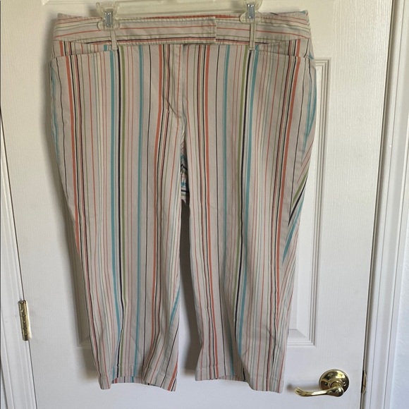 Venezia Striped Capris - Multicolor - Picture 1 of 6